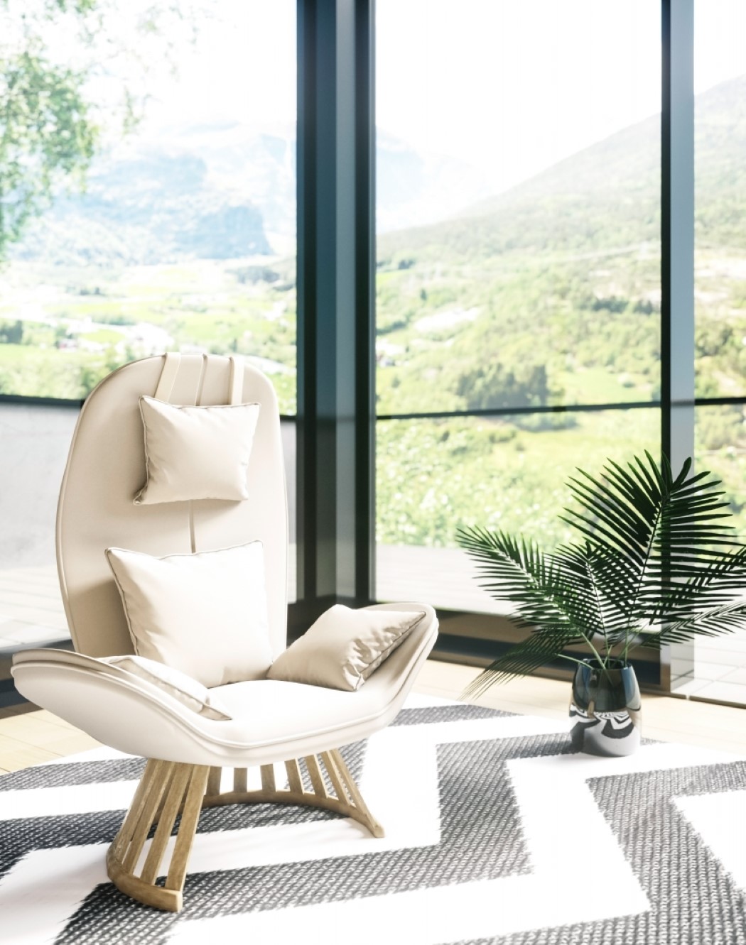 The Petal Chair，chair，furniture design ，