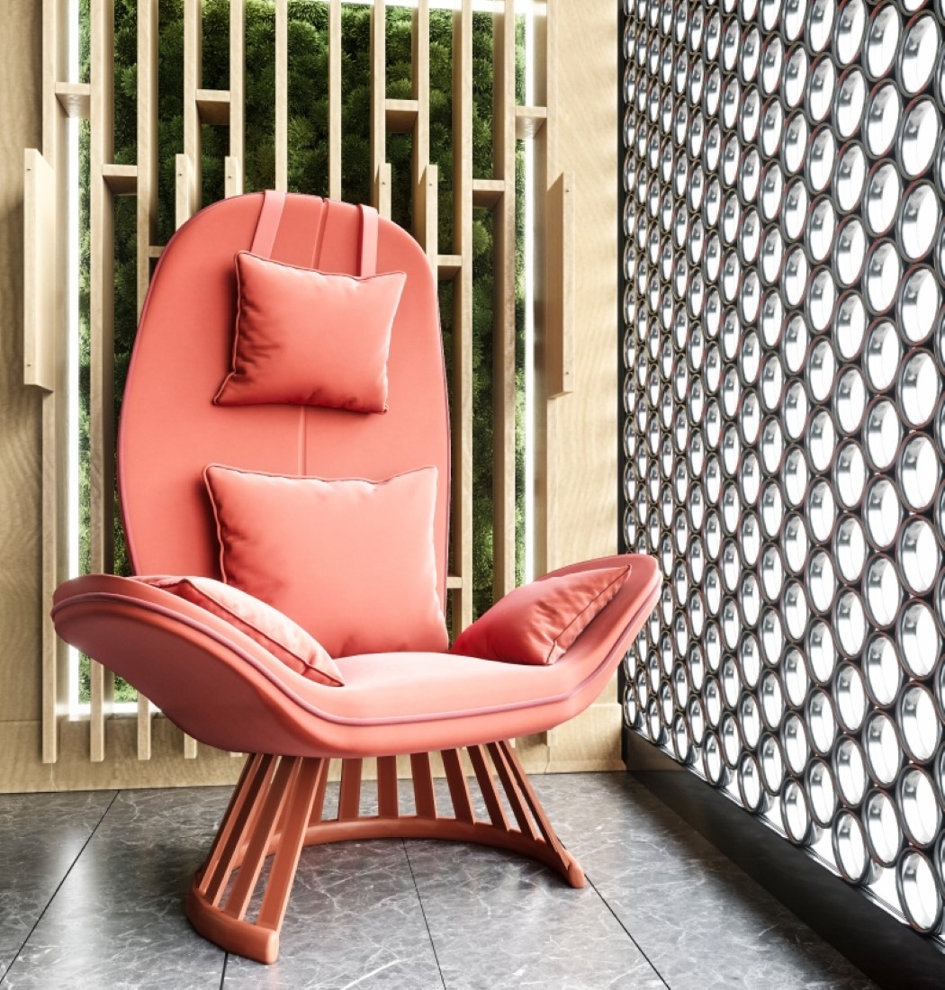 The Petal Chair，chair，furniture design ，