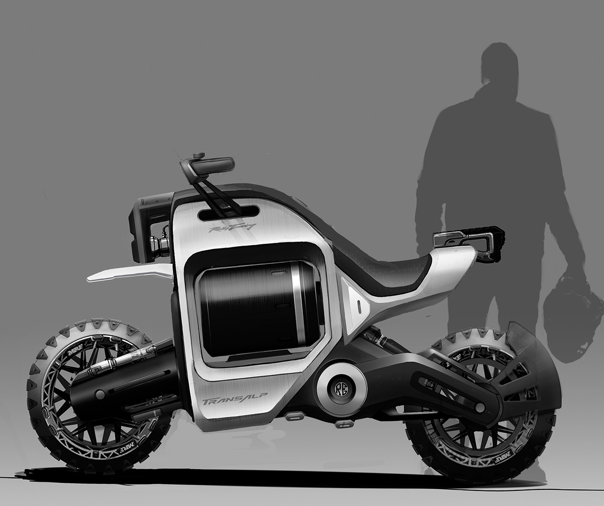 industrial design，intelligence，luxury，motorcycle，