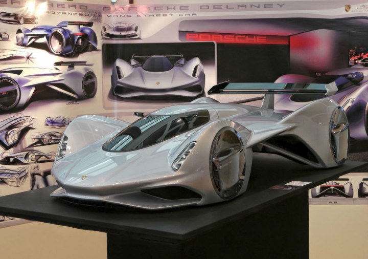 Automobile design，Concept Car，Hand drawn，design sketch，Display Board，
