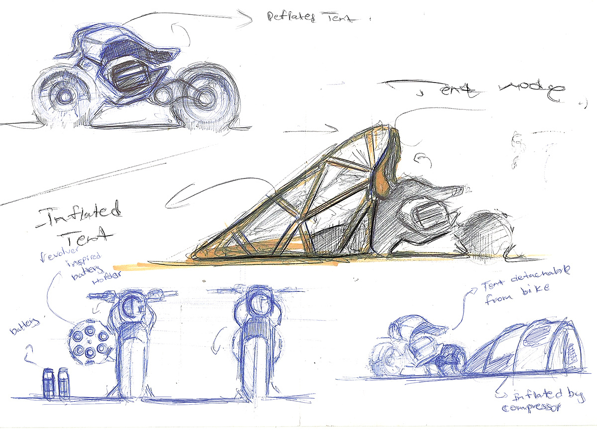 industrial design，intelligence，luxury，motorcycle，