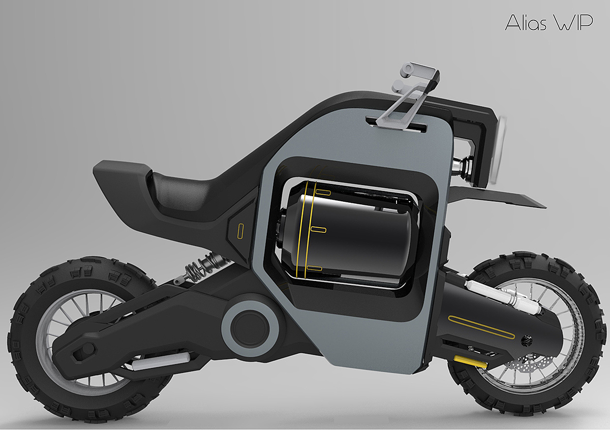 industrial design，intelligence，luxury，motorcycle，