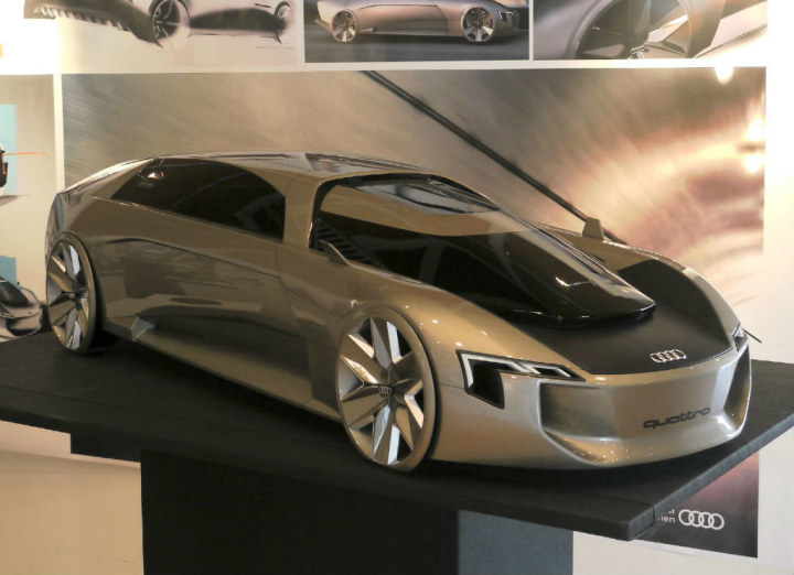 Automobile design，Concept Car，Hand drawn，design sketch，Display Board，