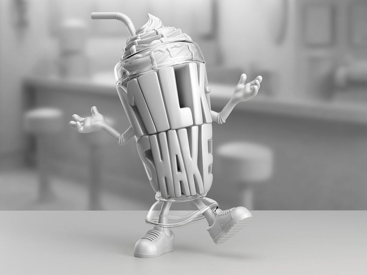 illustration，3d illustration，Digital art，sketch，