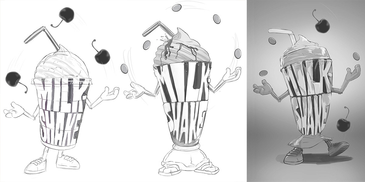 illustration，3d illustration，Digital art，sketch，