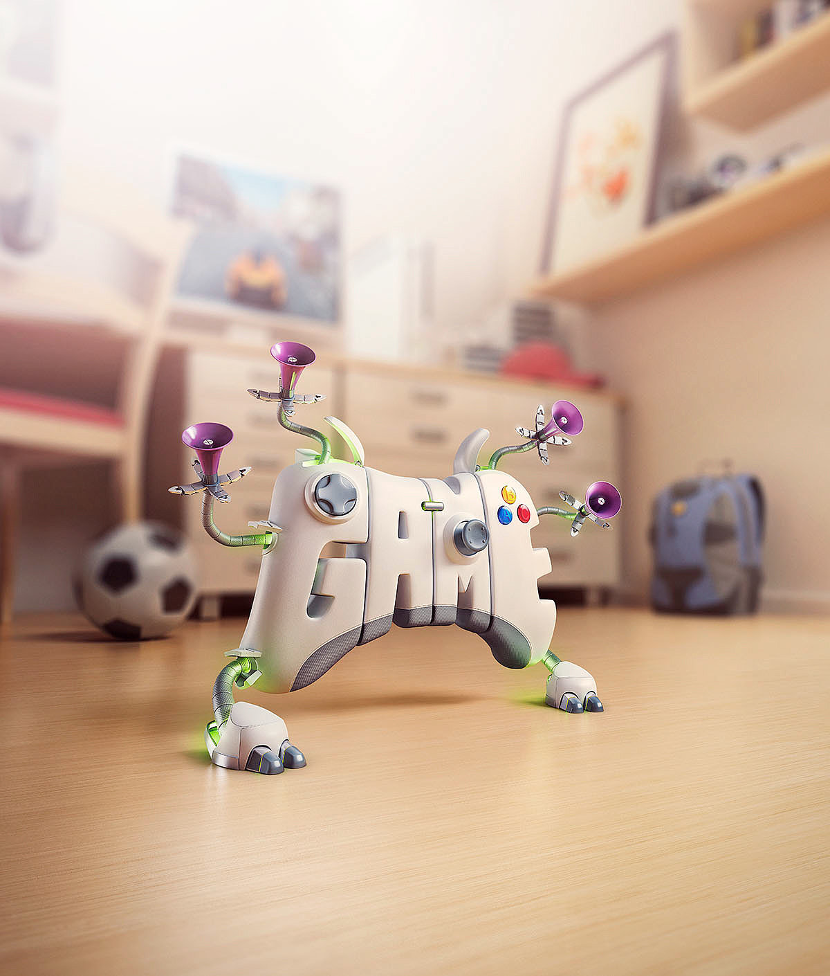 illustration，3d illustration，Digital art，sketch，