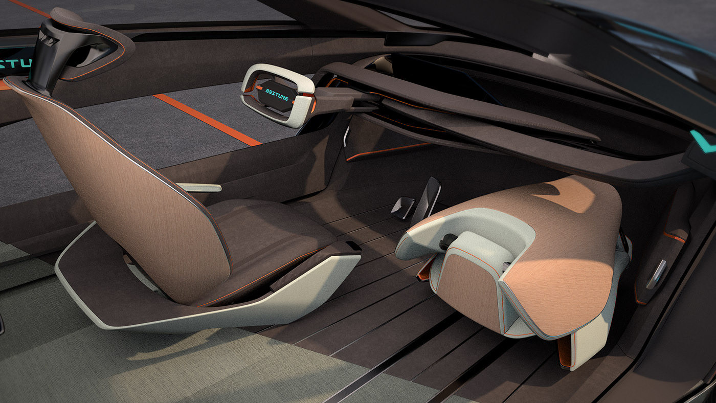 Auto Show，Ink and wash，animation，concept，