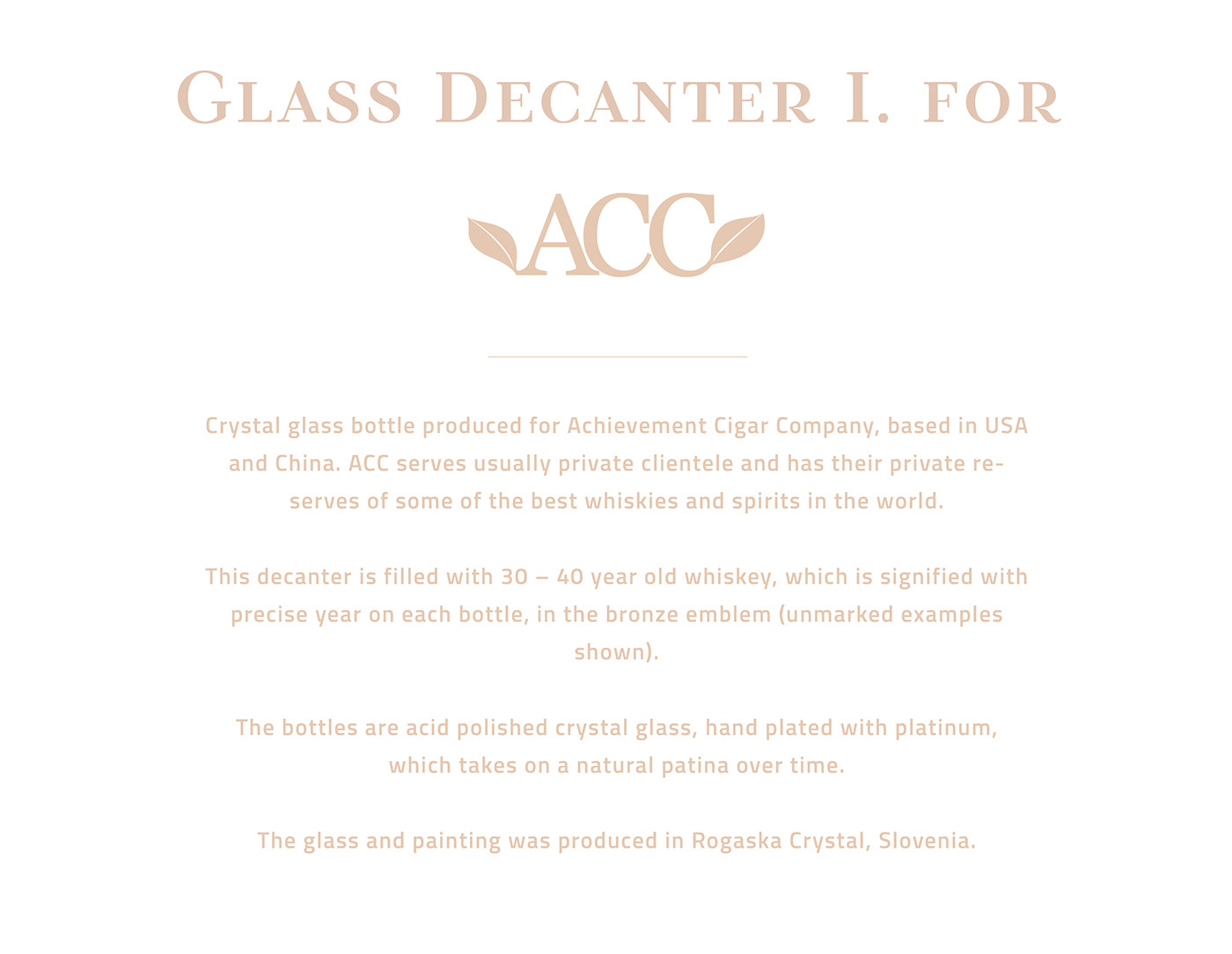 Wine bottle packaging design，Whisky，ACC，