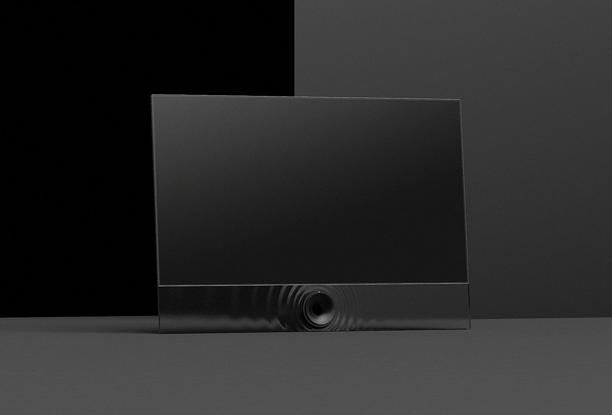 WAVE TV，TV Design，sound design ，black，