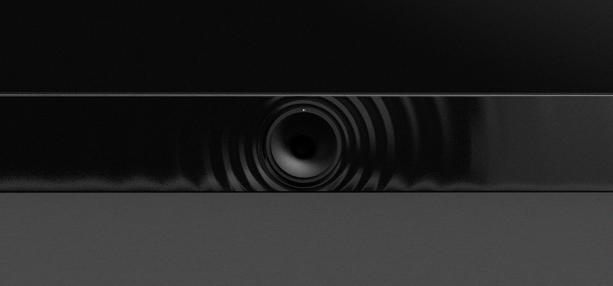 WAVE TV，TV Design，sound design ，black，