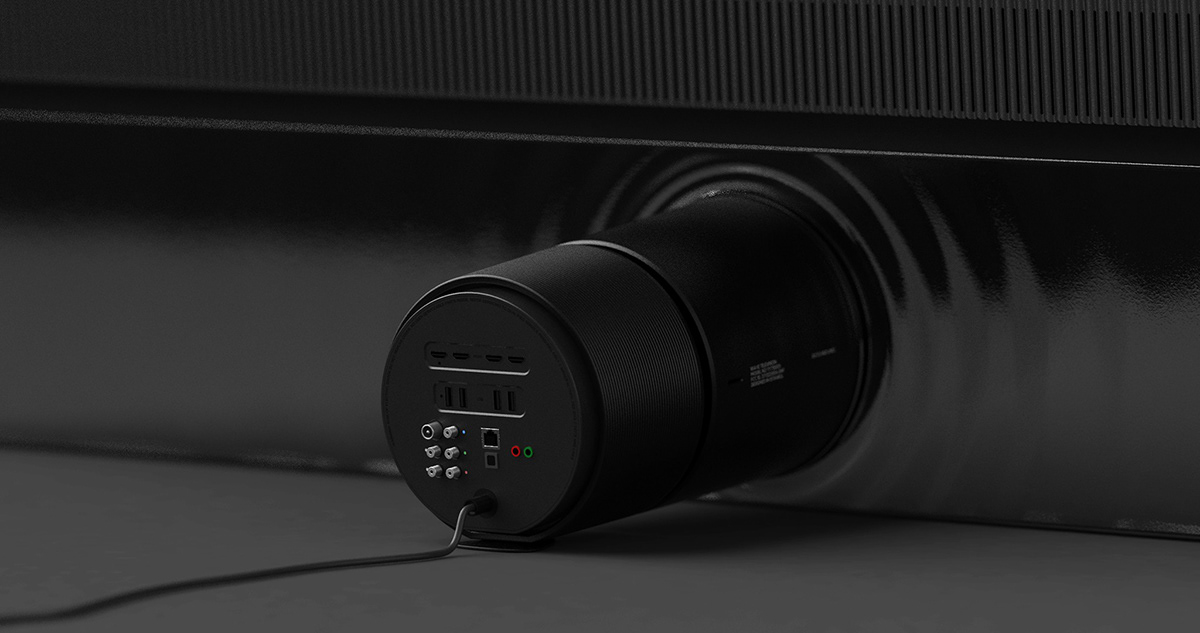 WAVE TV，TV Design，sound design ，black，