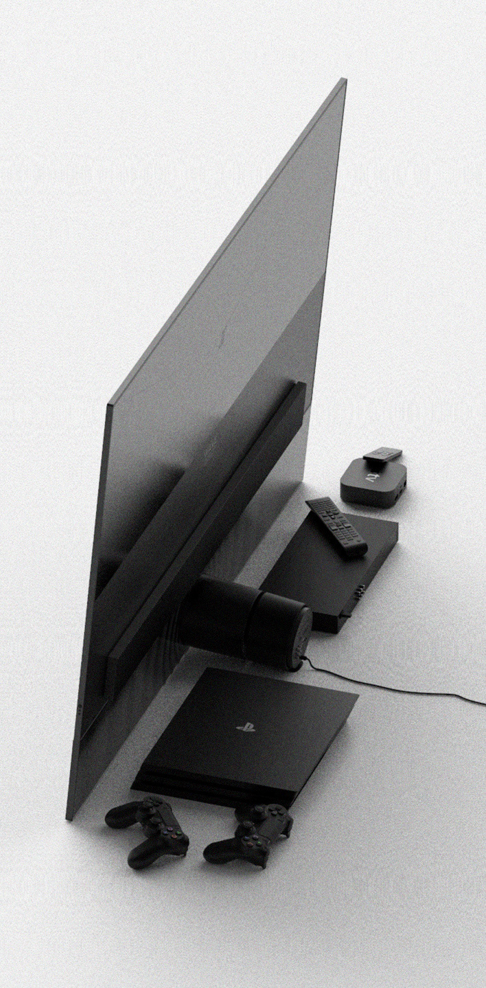 WAVE TV，TV Design，sound design ，black，