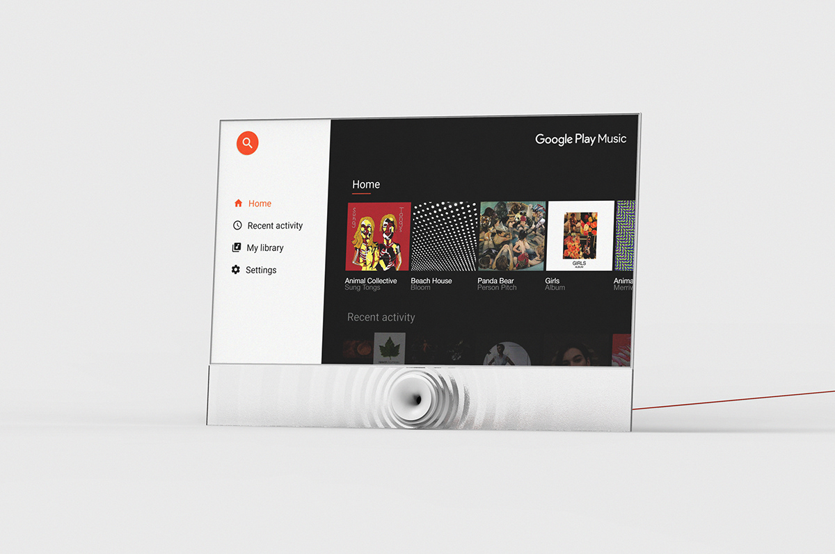 WAVE TV，TV Design，sound design ，black，