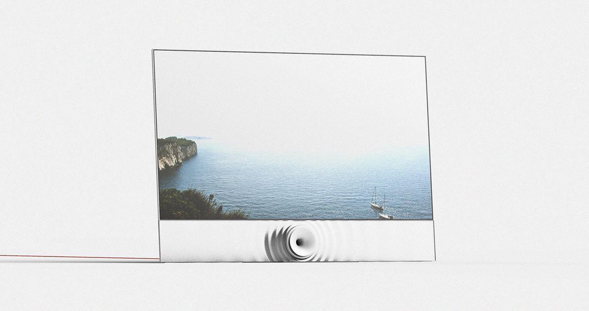 WAVE TV，TV Design，sound design ，black，