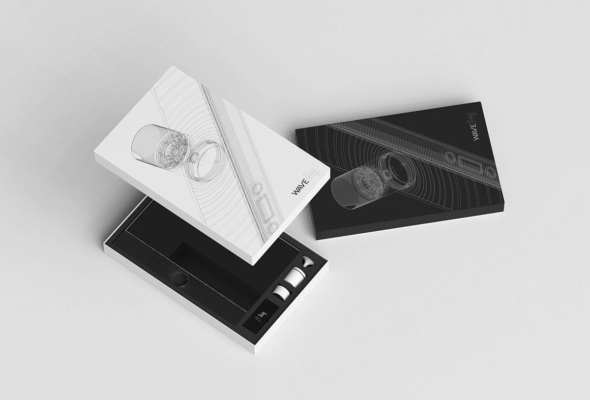 WAVE TV，TV Design，sound design ，black，