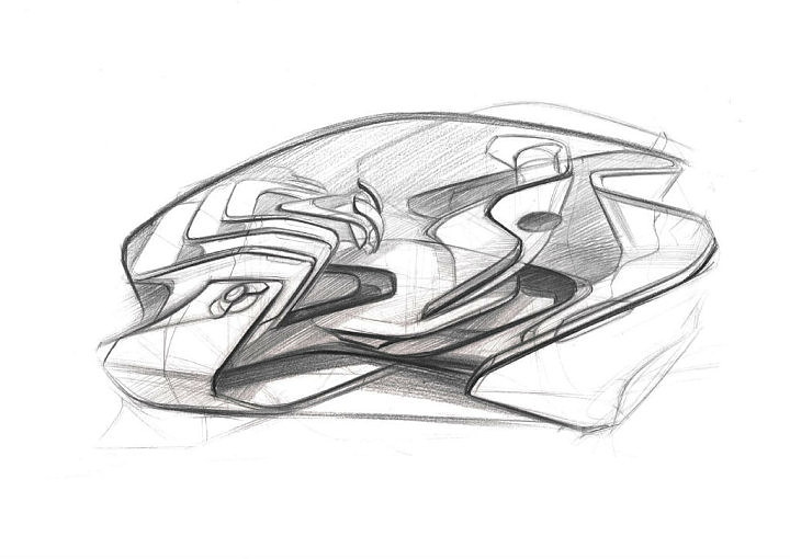 Automobile design，Concept Car，Hand drawn，design sketch，Display Board，