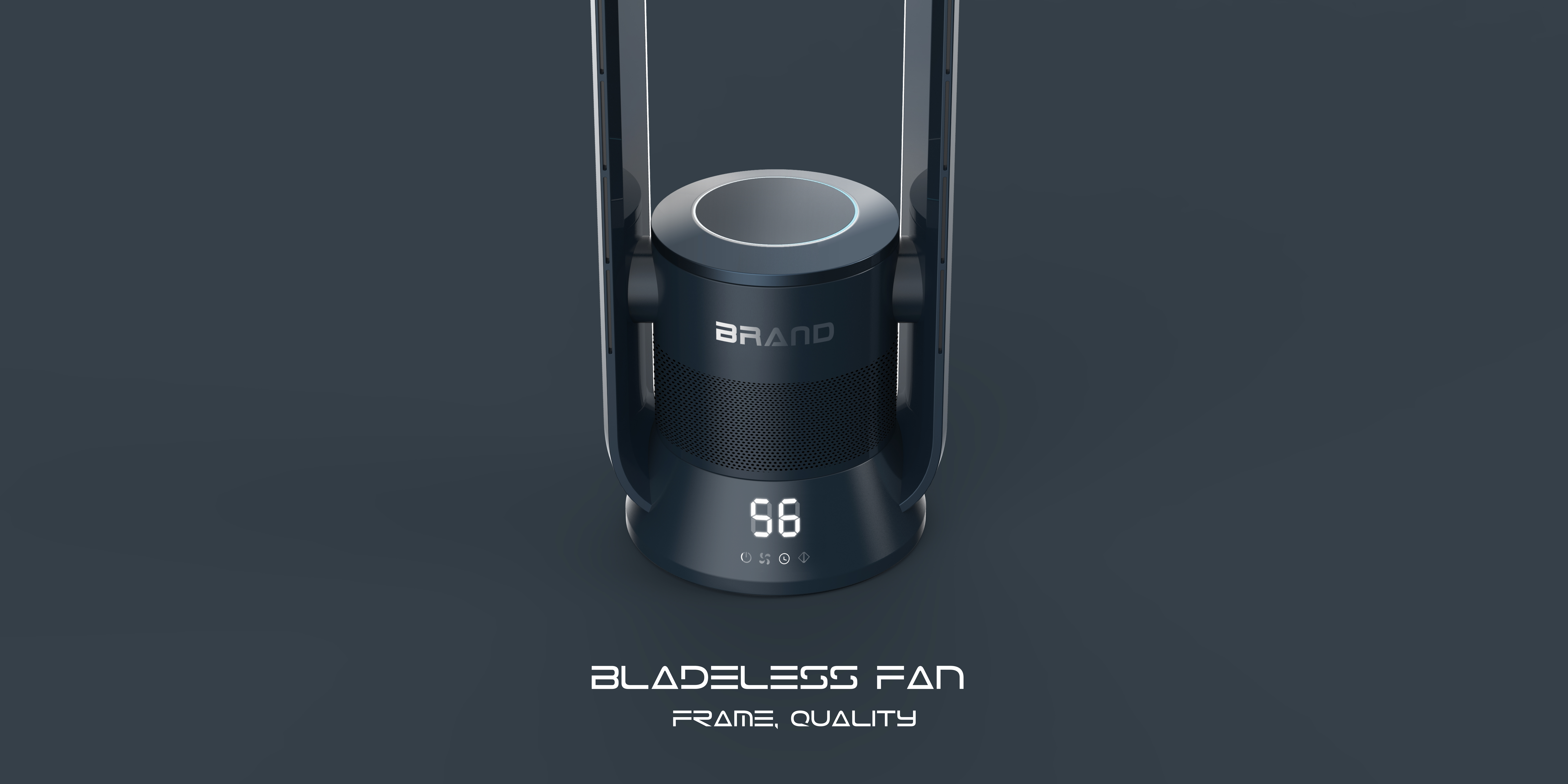 Leafless air conditioning fan，Home appliance design，industrial design，