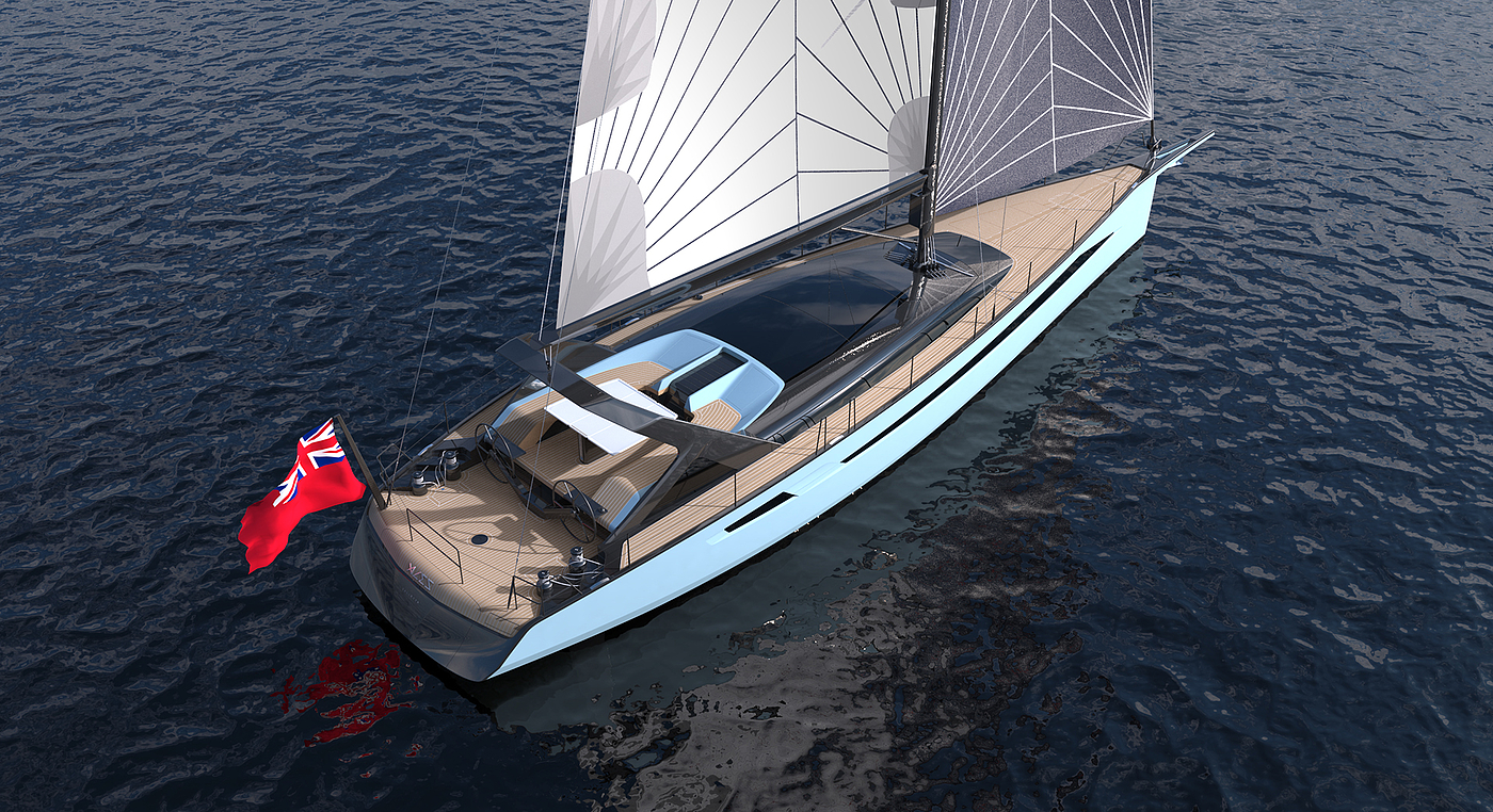 Sailboat，luxury，Yacht Design ，Ales，Cruiser sailboat，