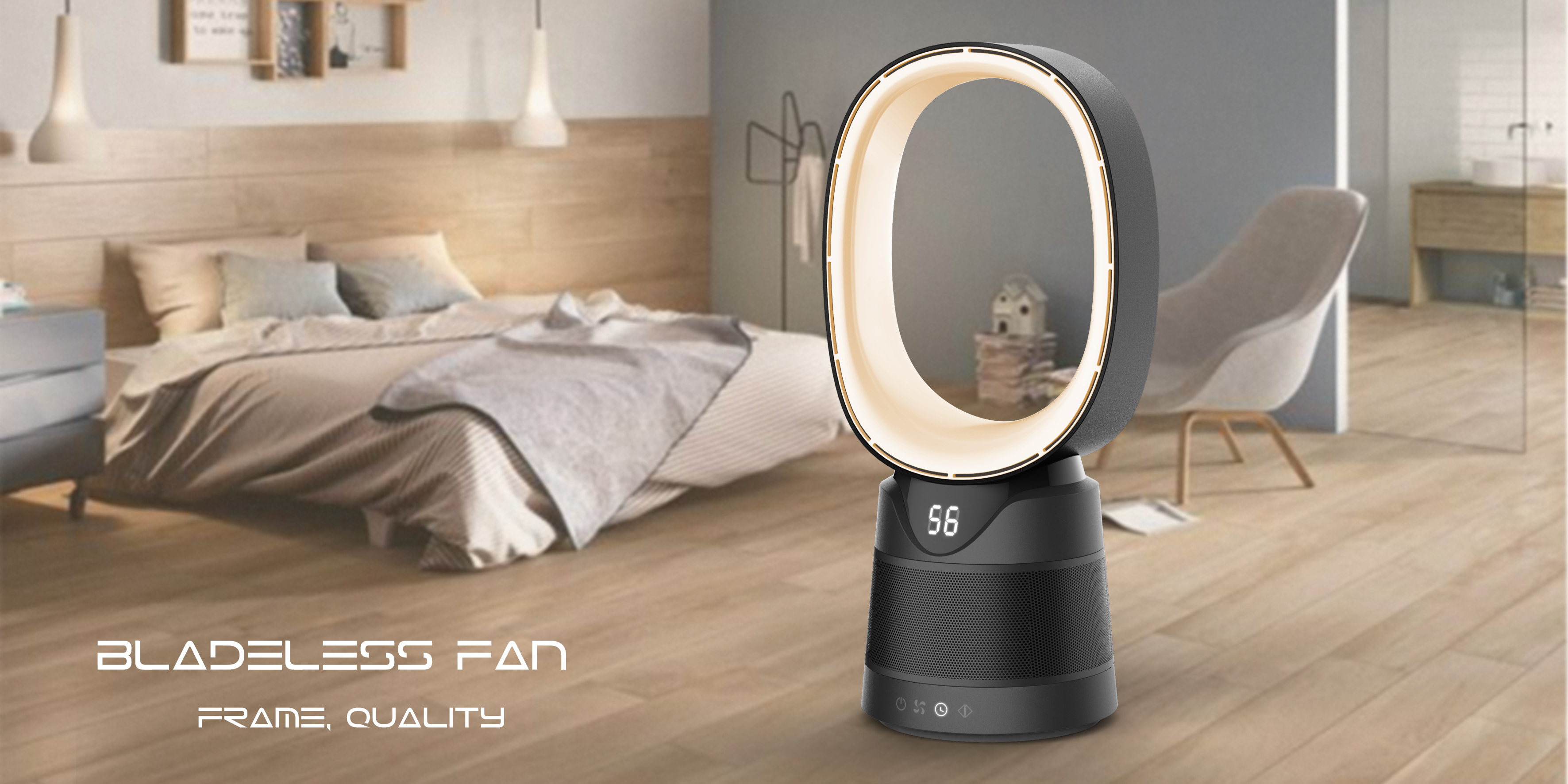 Leafless air conditioning fan，Home appliance design，industrial design，