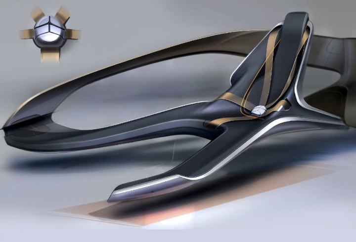 Automobile design，Concept Car，Hand drawn，design sketch，Display Board，