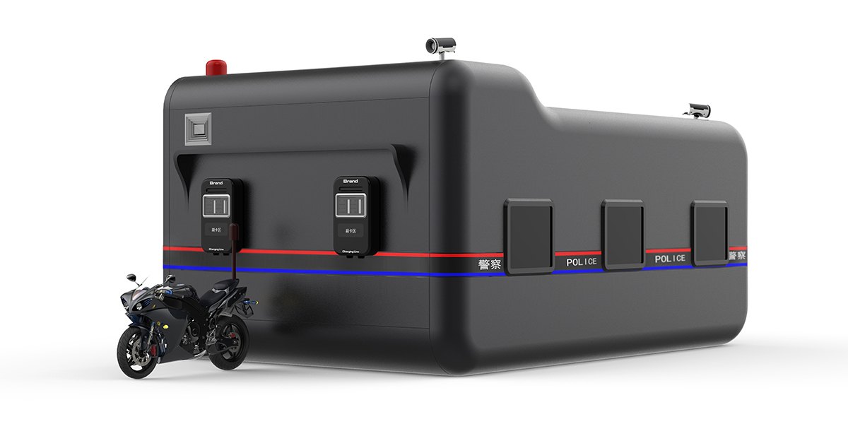 outdoors，Public security Pavilion，Appearance design，industrial design，product design，