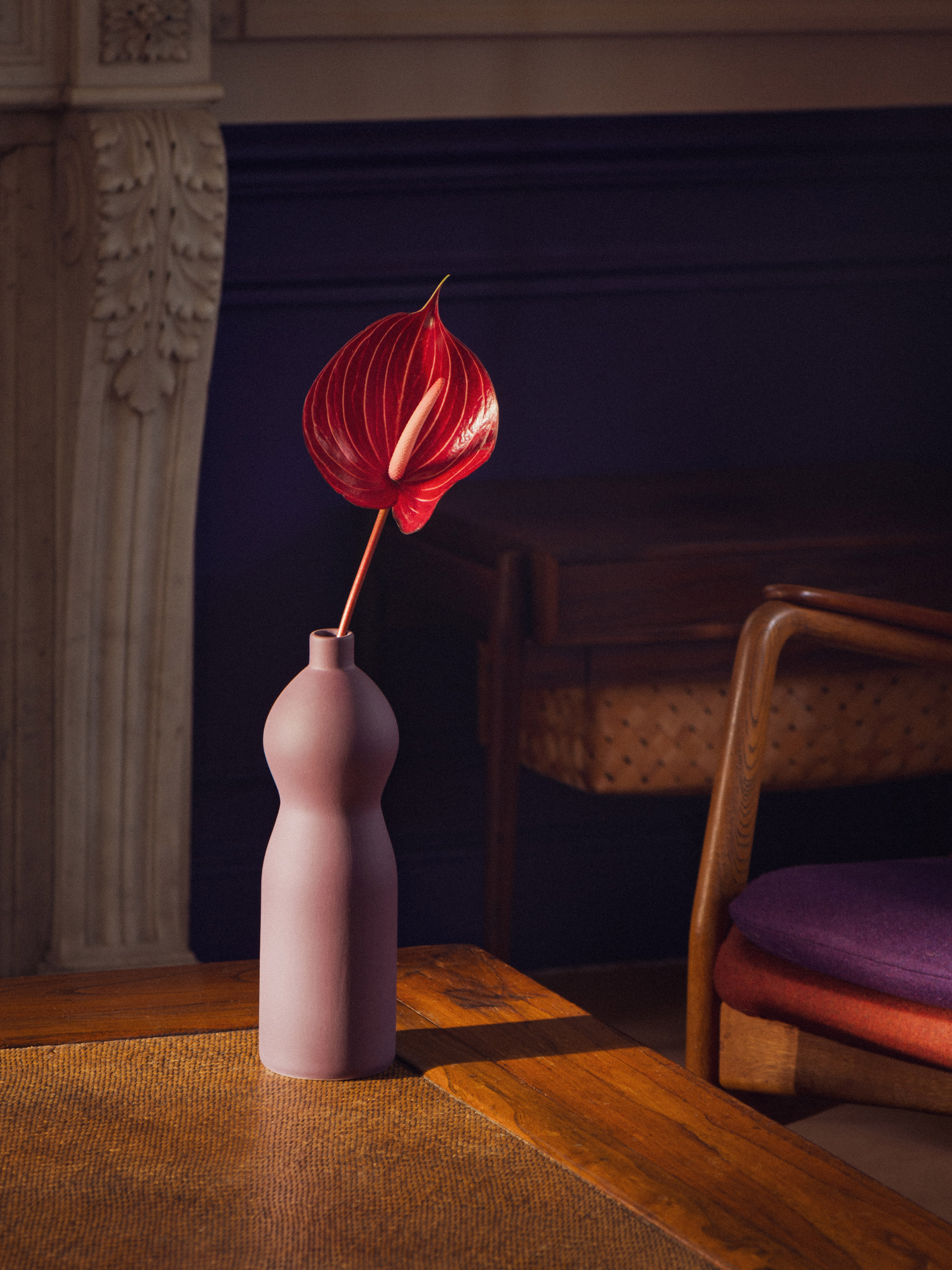 Sandstone vase，Goodmoods.，Plastic bottle shape，Soft matte ceramics，