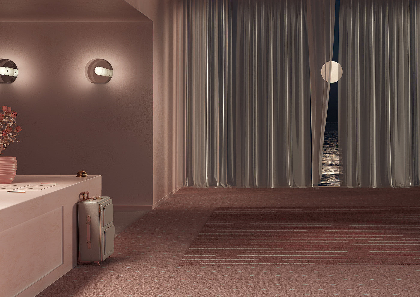 Interior design，Set design，Digital art，
