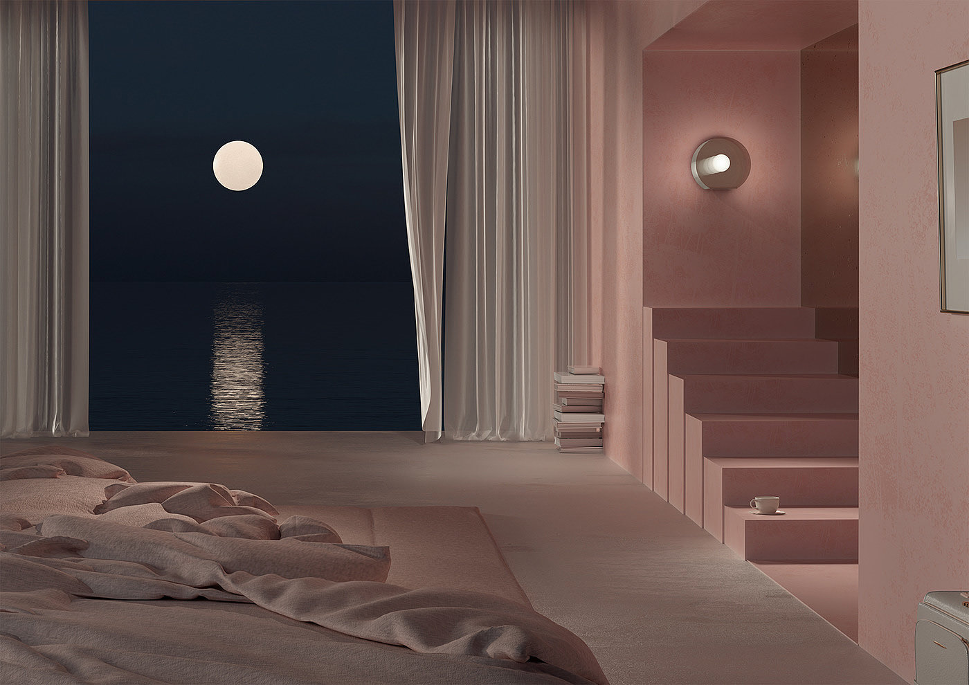 Interior design，Set design，Digital art，
