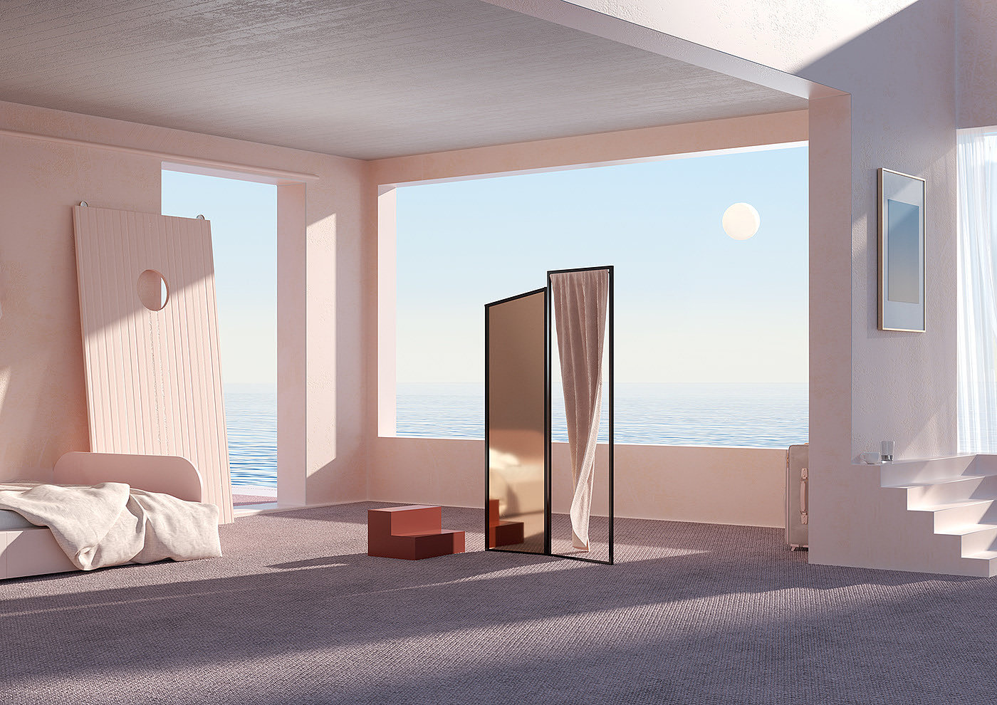 Interior design，Set design，Digital art，