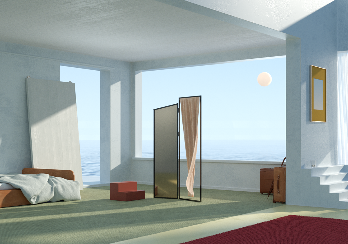 Interior design，Set design，Digital art，