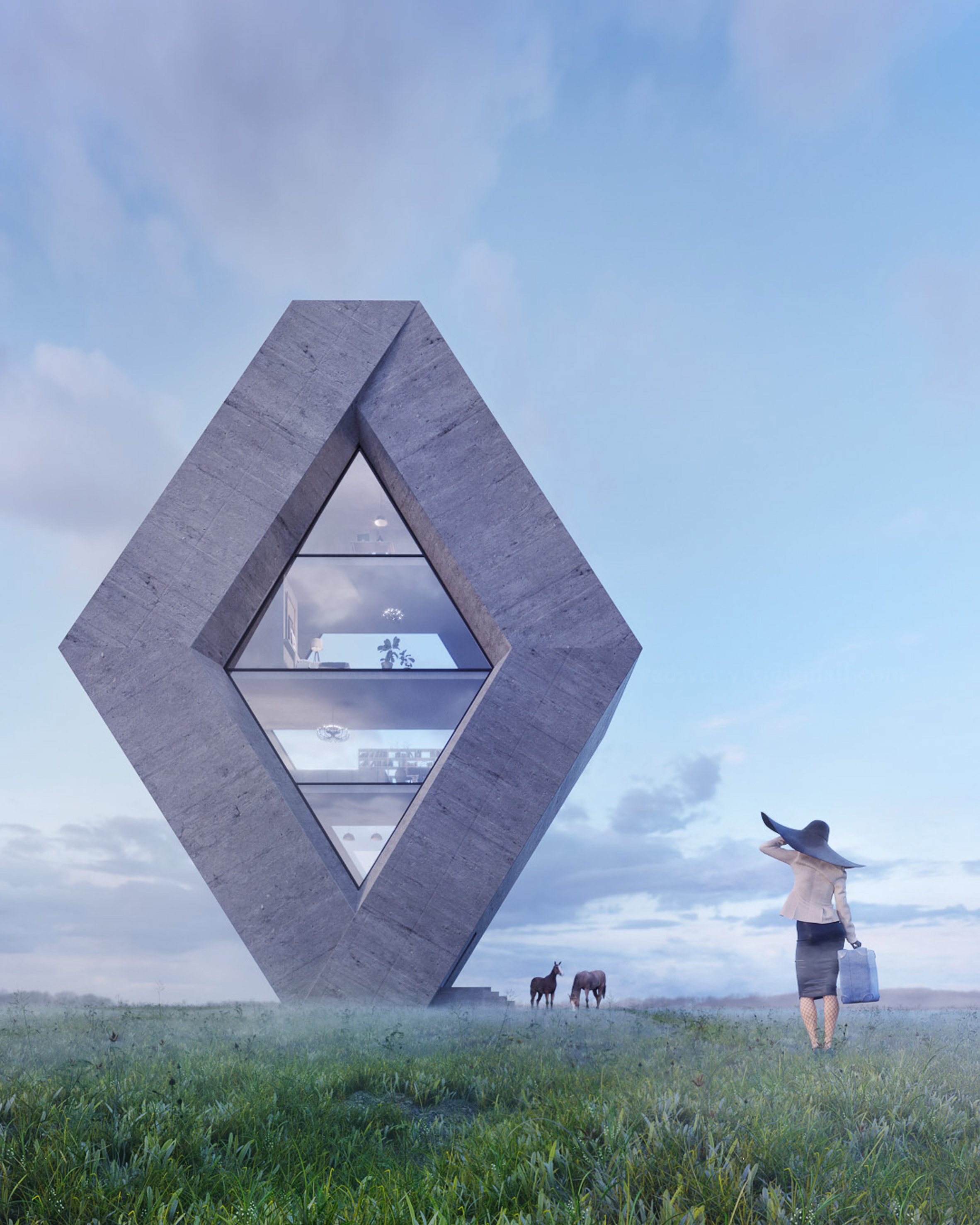 Architecture，sign，Enterprise logo，Karina Wiciak，