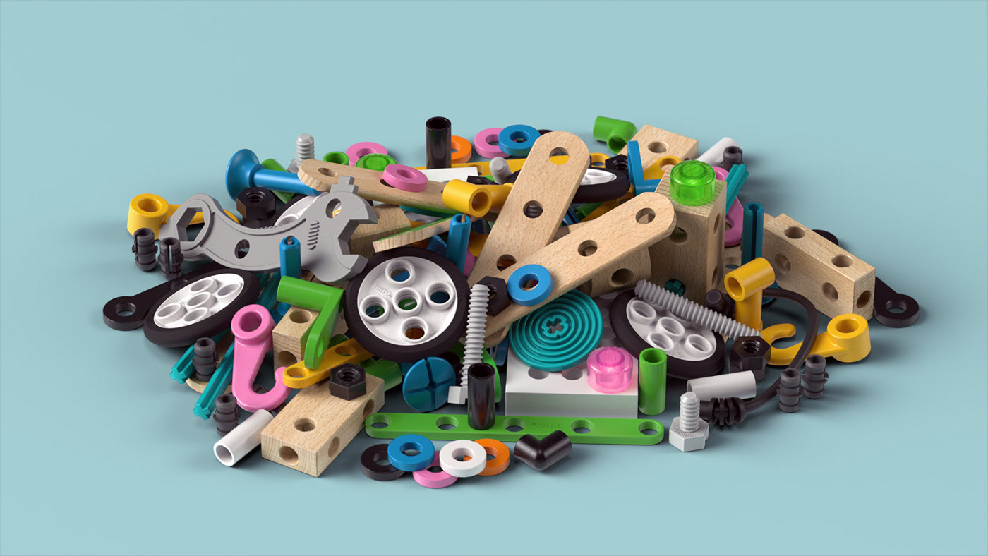 Toys，Building blocks，diy，lovely，