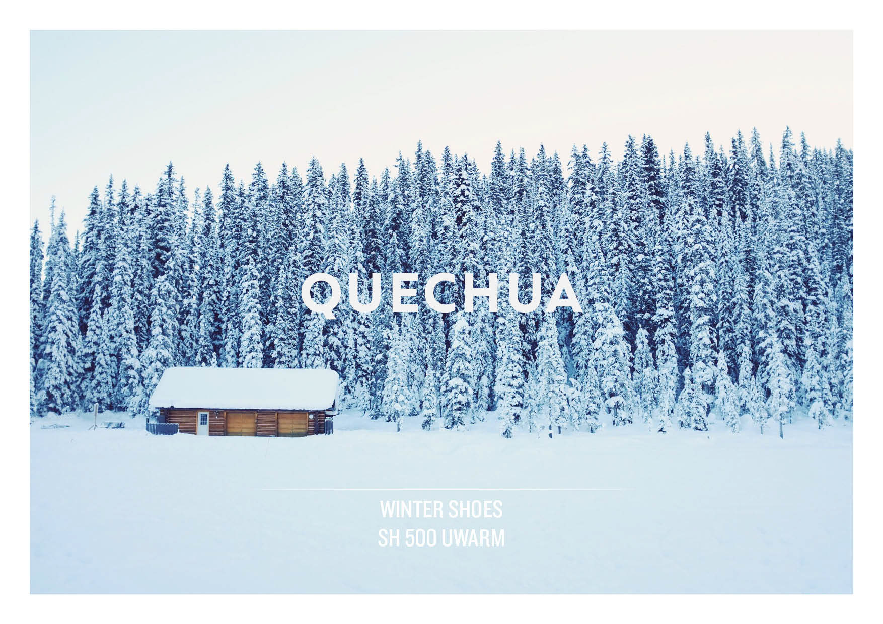 QUECHUA，Snow boots，shoes，design sketch，