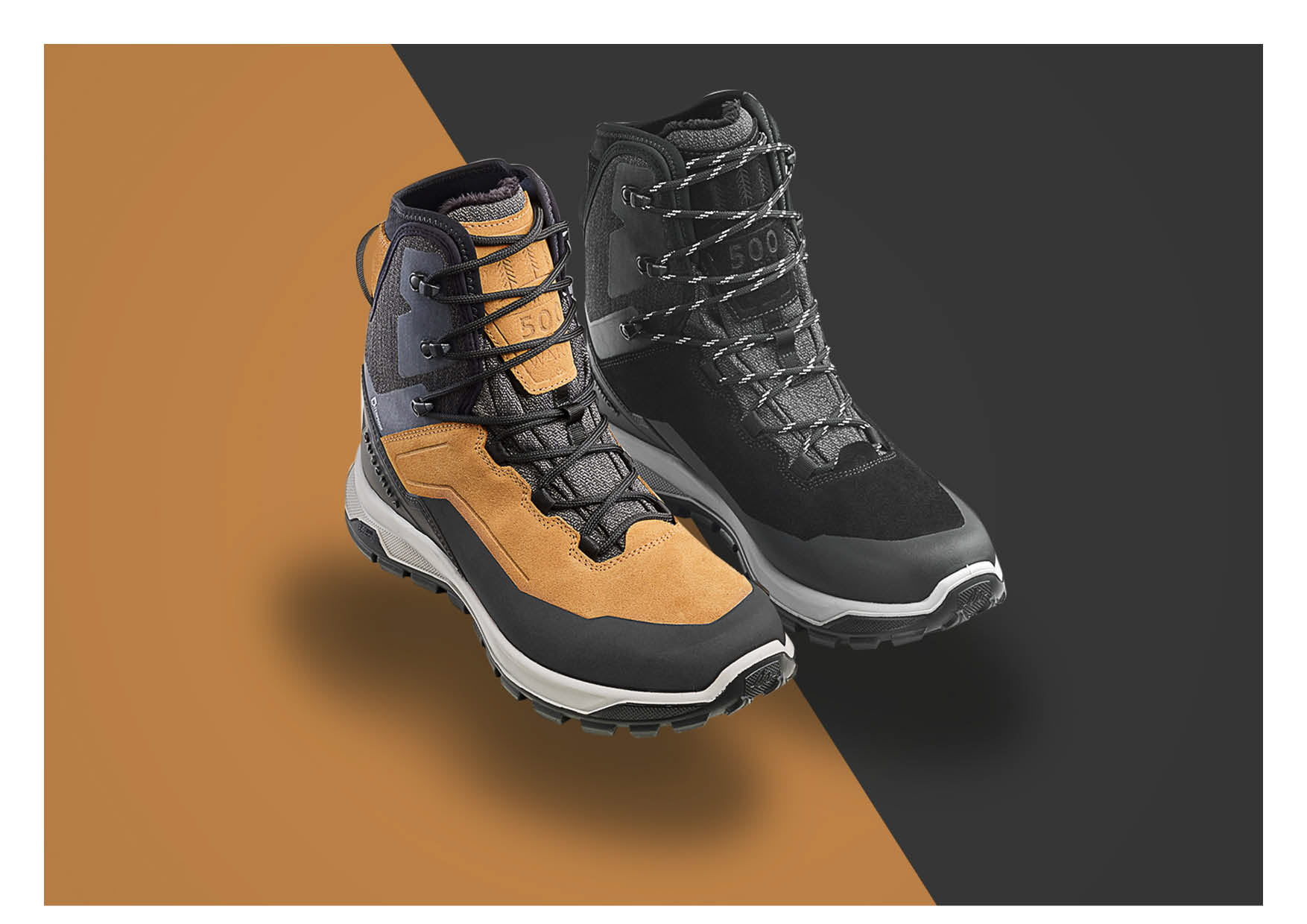 QUECHUA，Snow boots，shoes，design sketch，