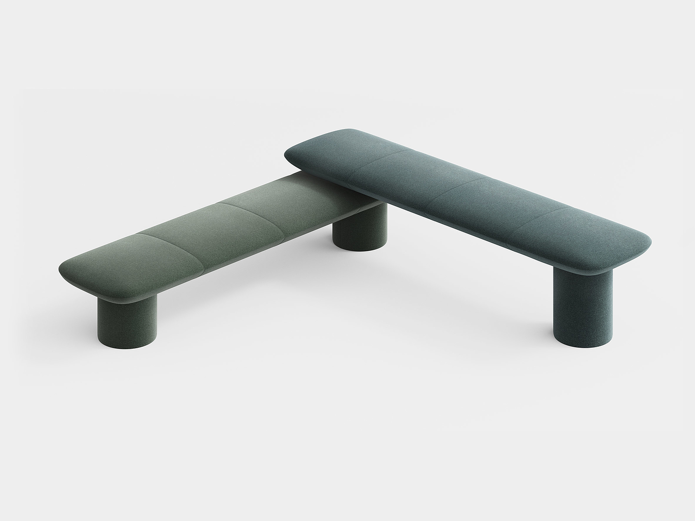 Modular public seats，Bench Design，FUWL，
