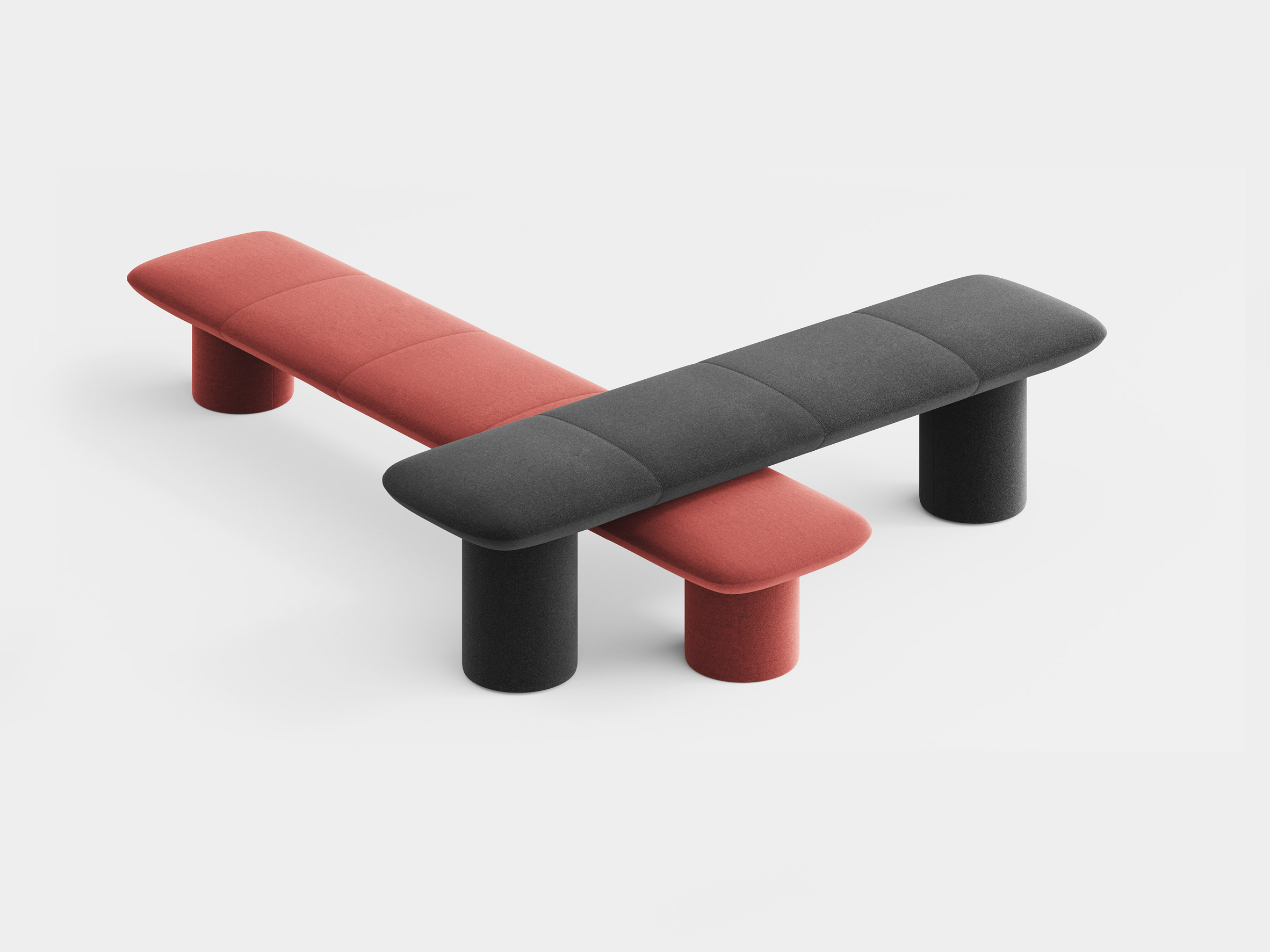 Modular public seats，Bench Design，FUWL，