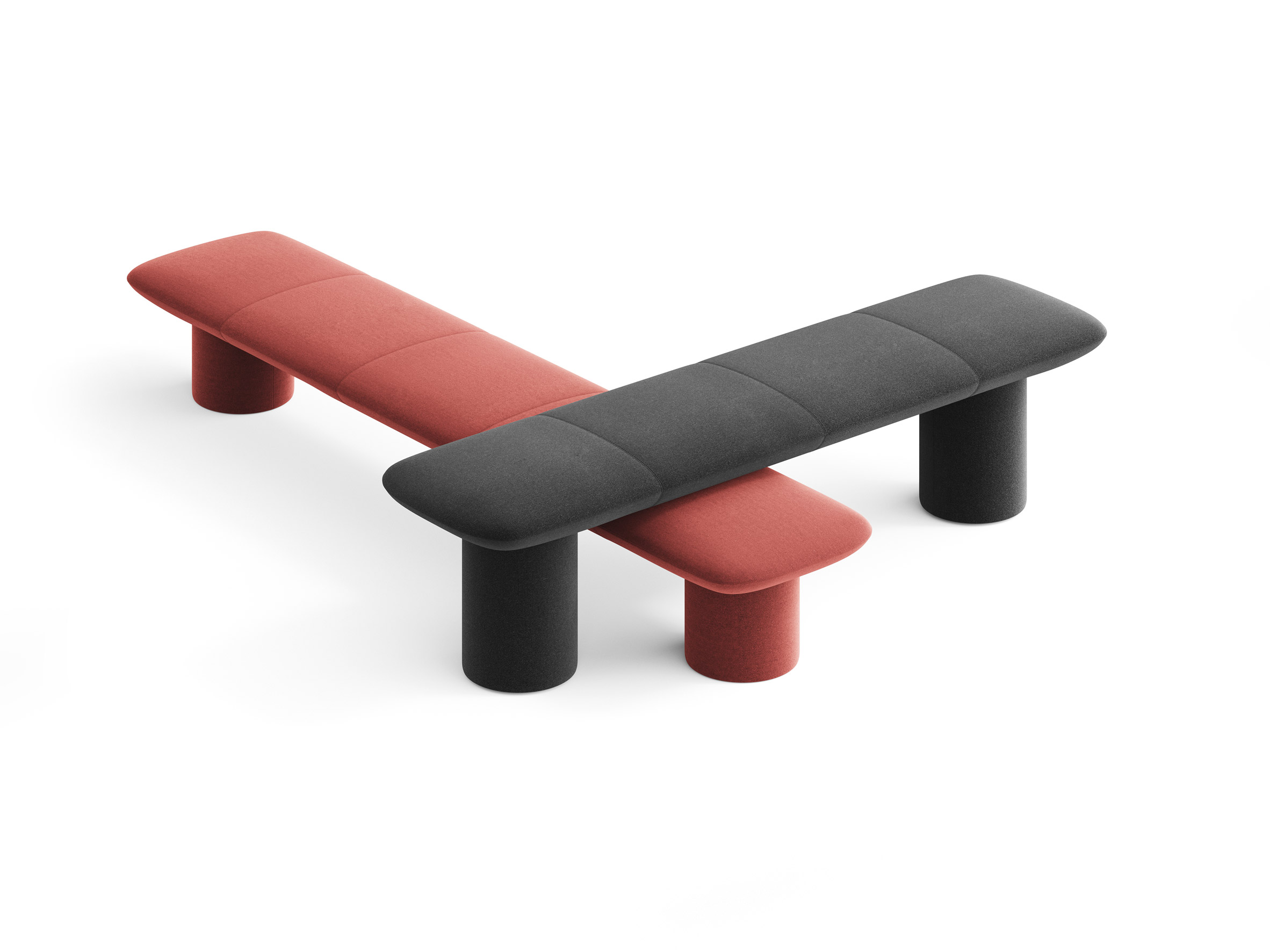 Modular public seats，Bench Design，FUWL，