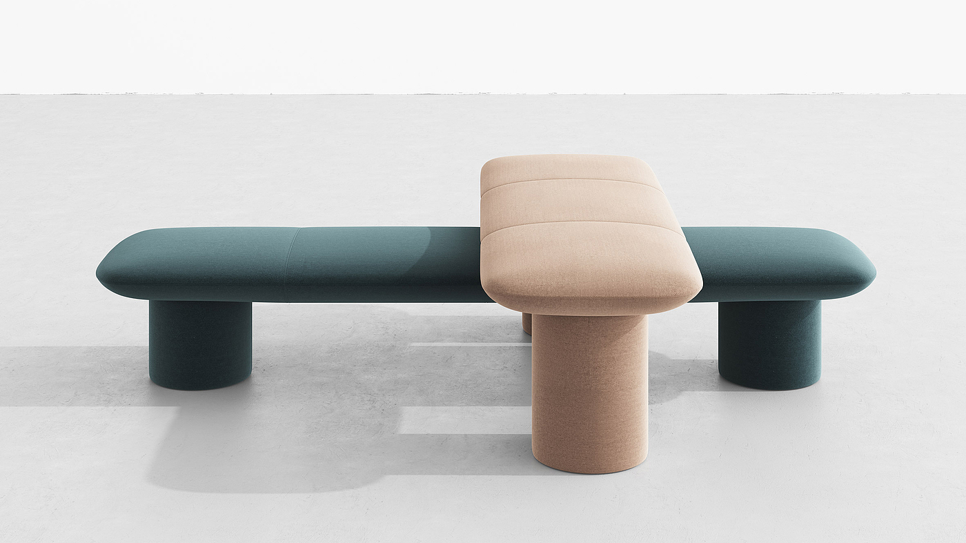 Modular public seats，Bench Design，FUWL，