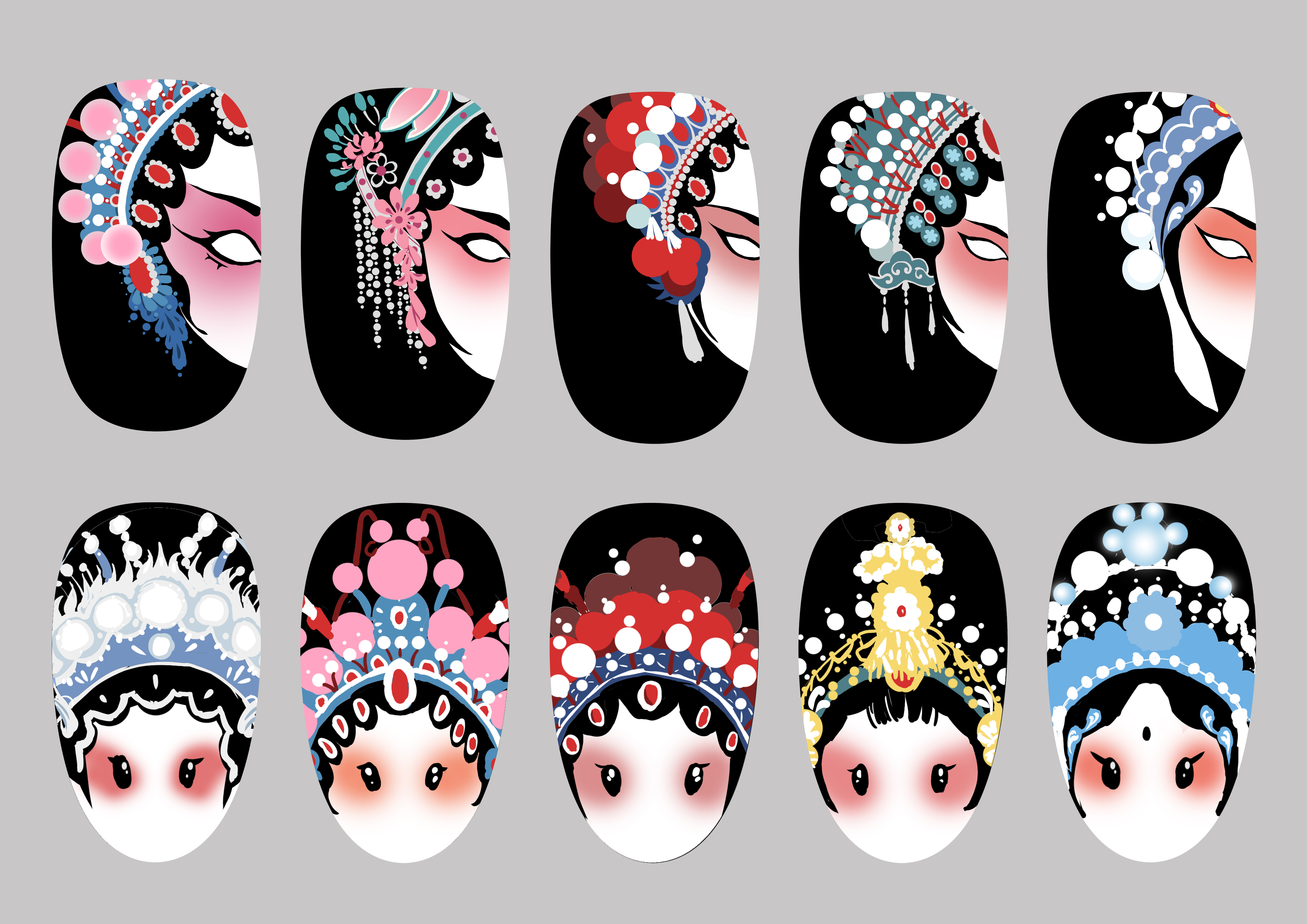 Cultural and creative products with opera elements，