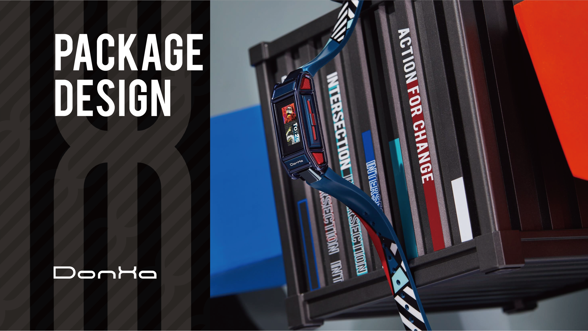 DonHa，Brand design，packing design，Wrist watch，Fashion trend，