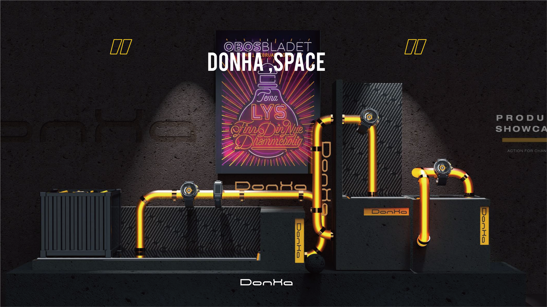 DonHa，Brand design，packing design，Wrist watch，Fashion trend，