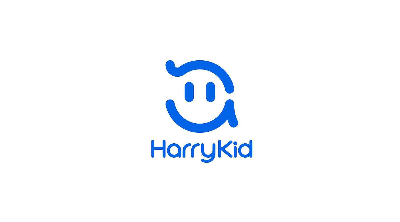 Harry children，HARRYKID，logo，Brand design，Visual design，Children's robot brand，