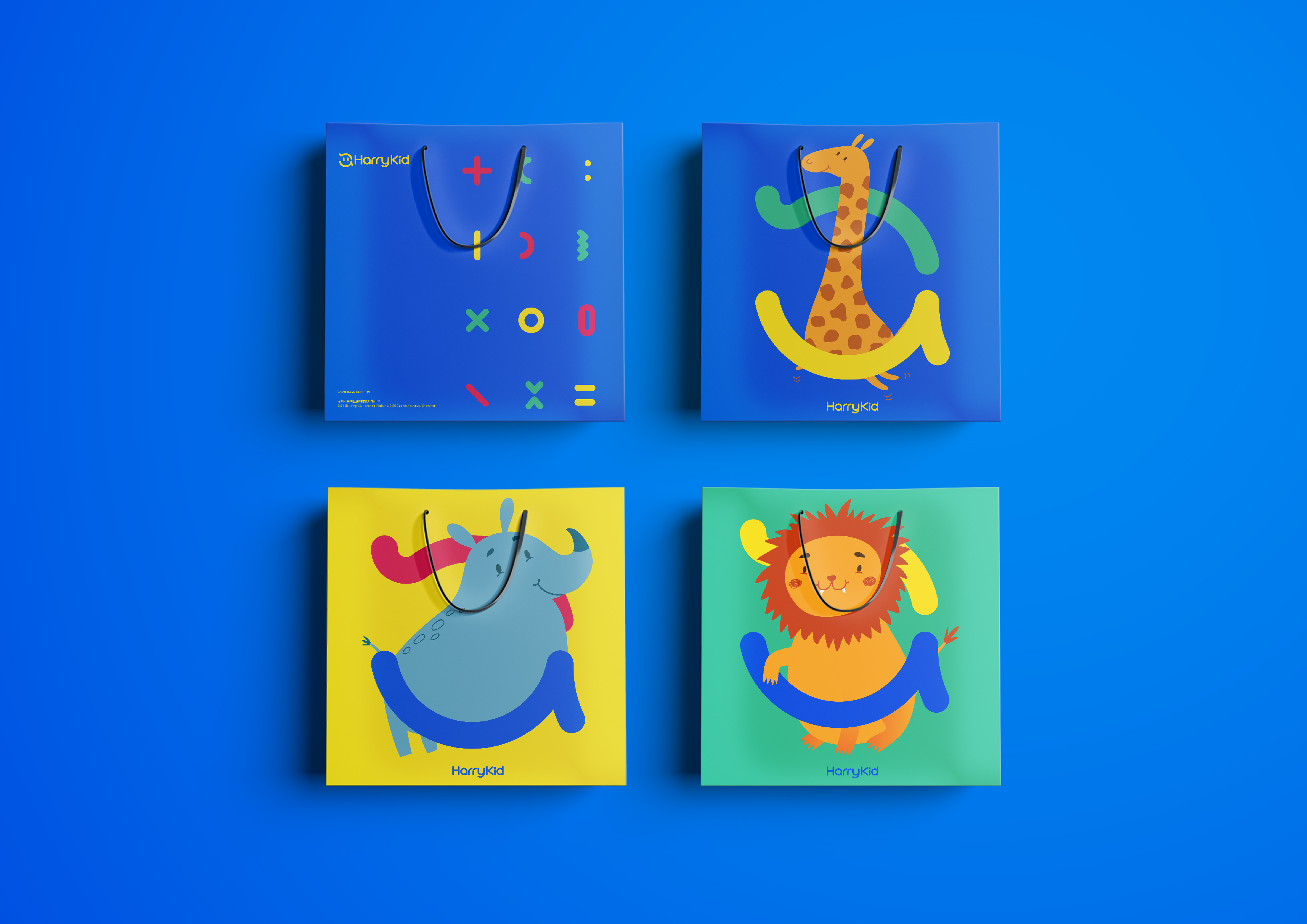 Harry children，HARRYKID，logo，Brand design，Visual design，Children's robot brand，