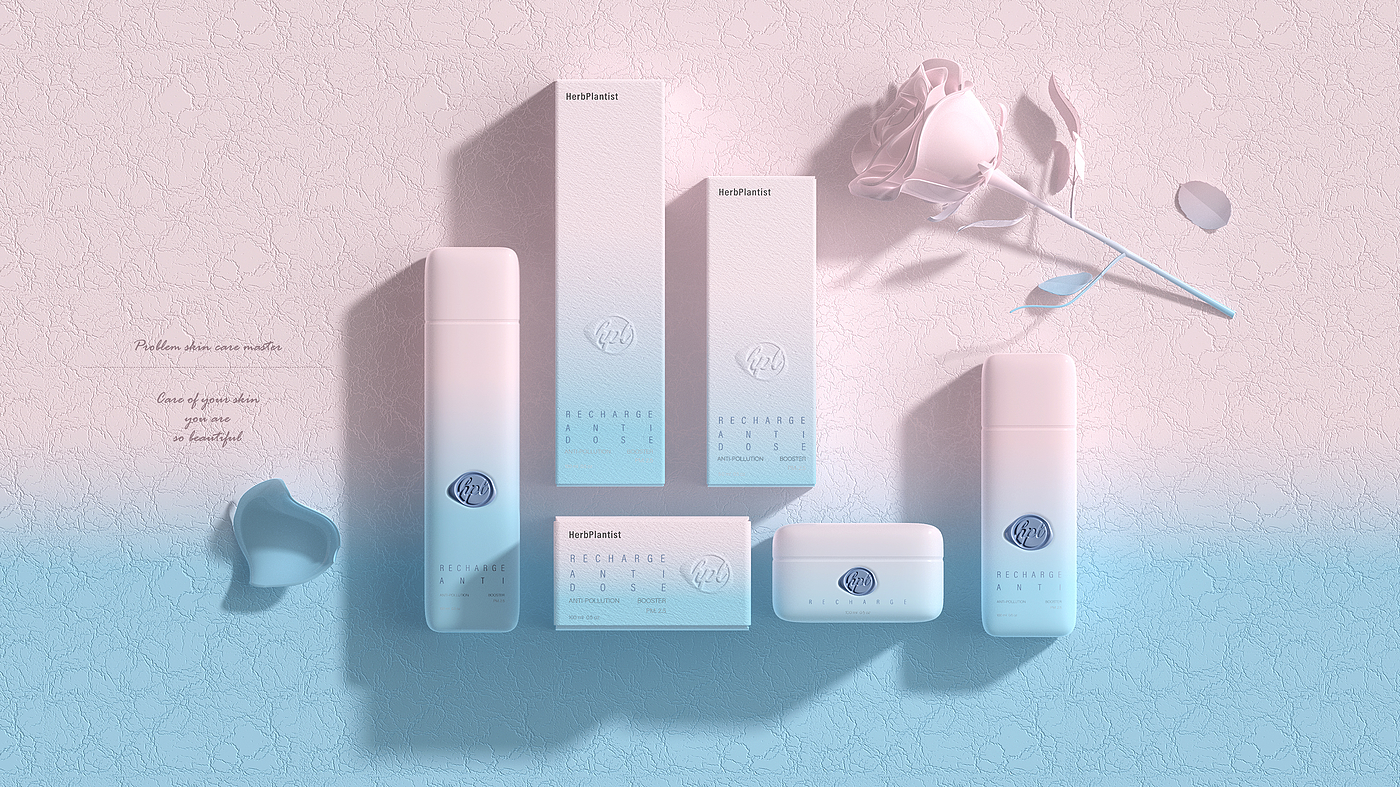 Nursing brand，Fire paint printing，Hepuram，packing design，Herbplantist，Brand design，Jiajian geometric industrial design，