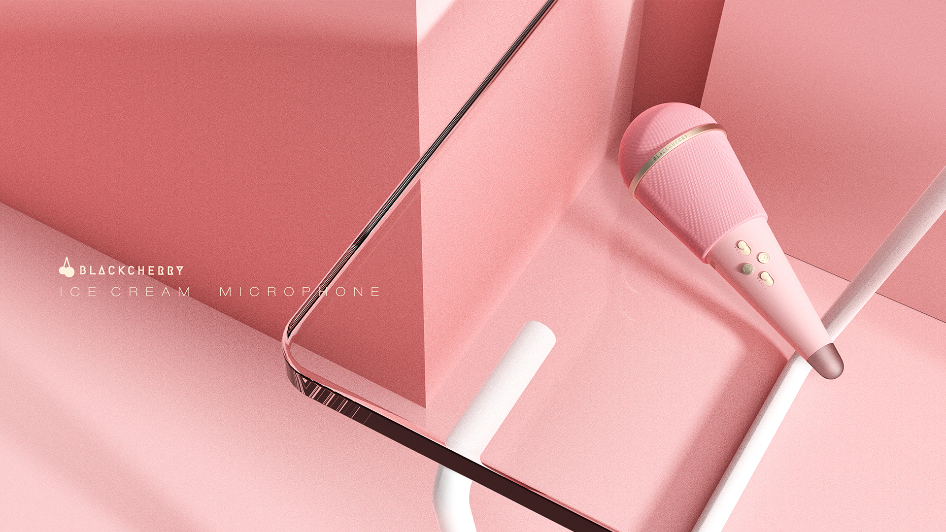 Black cherry microphone，Internet celebrity，Bluetooth Speaker ，Microphone Bluetooth speaker，Integrated design，Portable KTV，