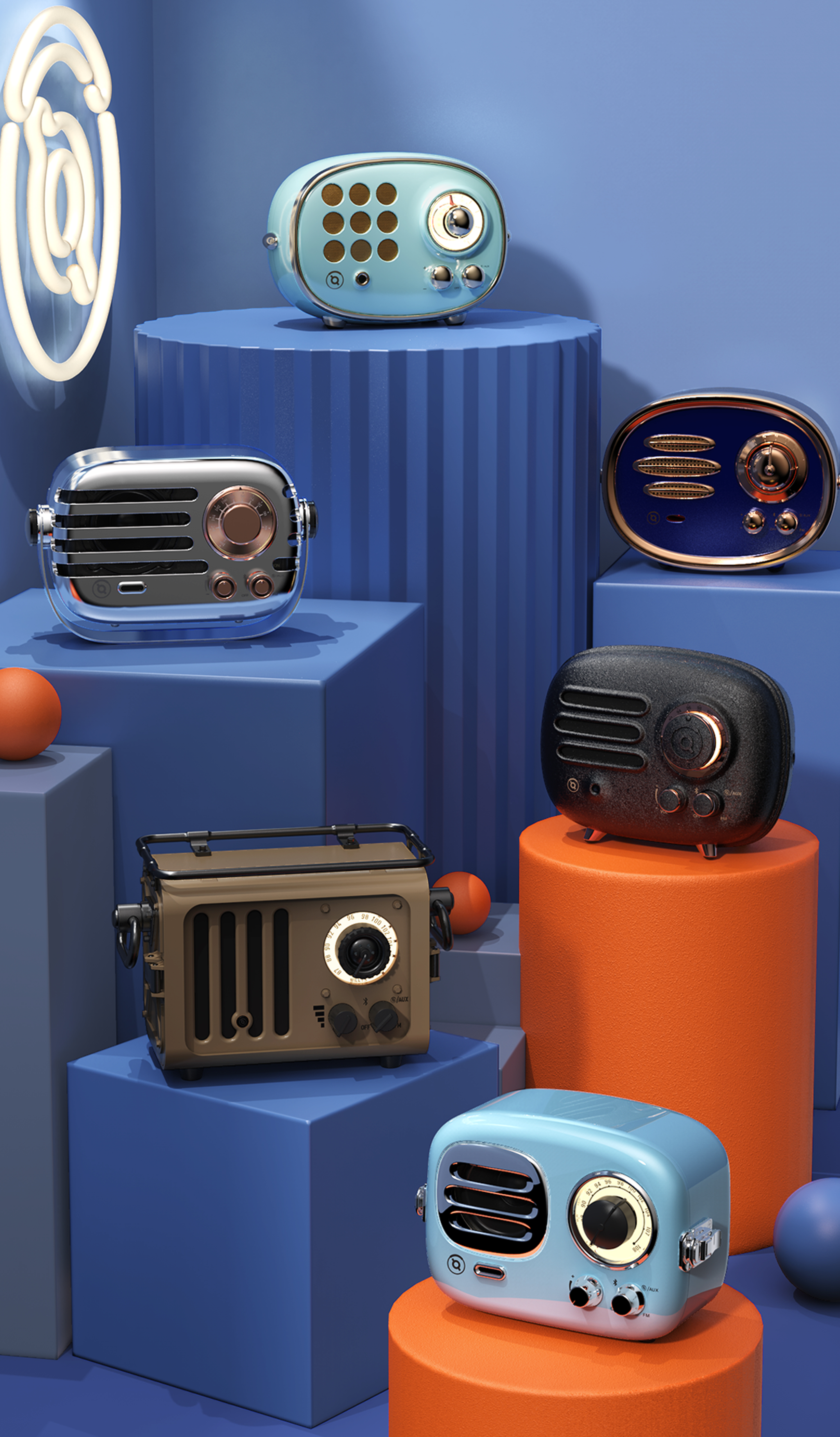 Bluetooth Speaker ，Elvis Presley radio，Elvis radio，Building block speaker，radio，Building block speaker，Pirate radio，