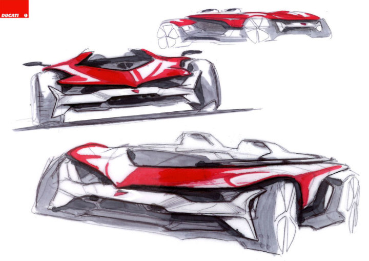 Automobile design，Concept Car，Hand drawn，design sketch，Display Board，