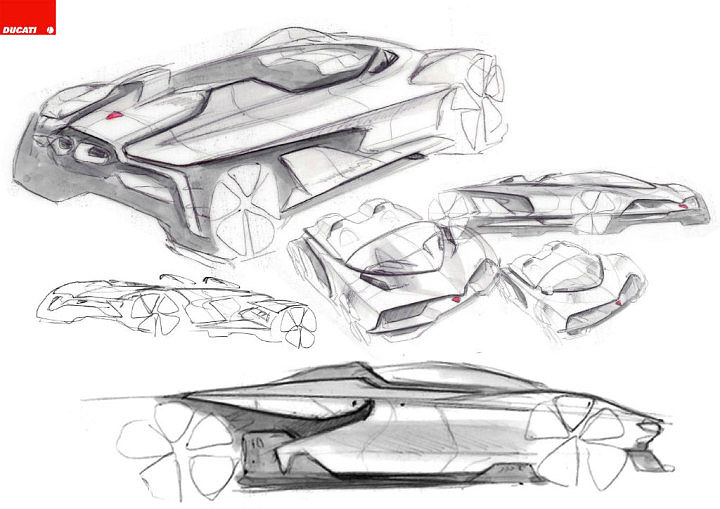 汽车设计，概念车，手绘，效果图，展板，