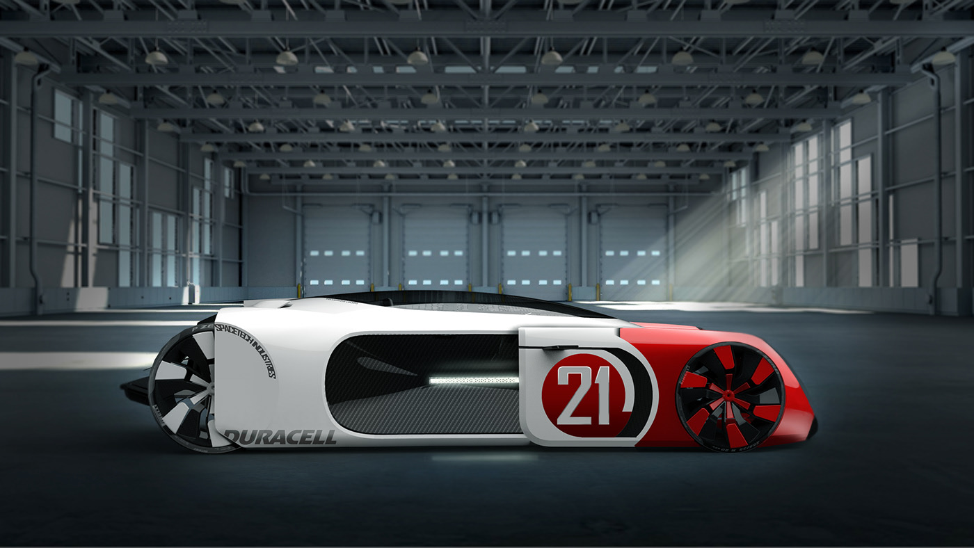 Render，Thamer Hannona，racing，LeMoon Racer，