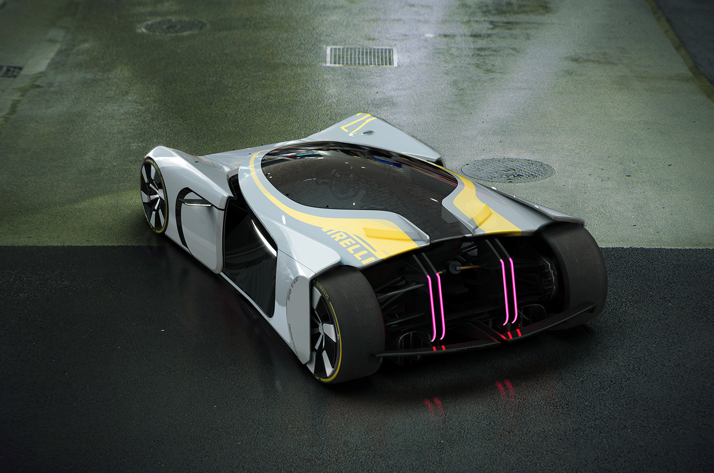 Render，Thamer Hannona，racing，LeMoon Racer，